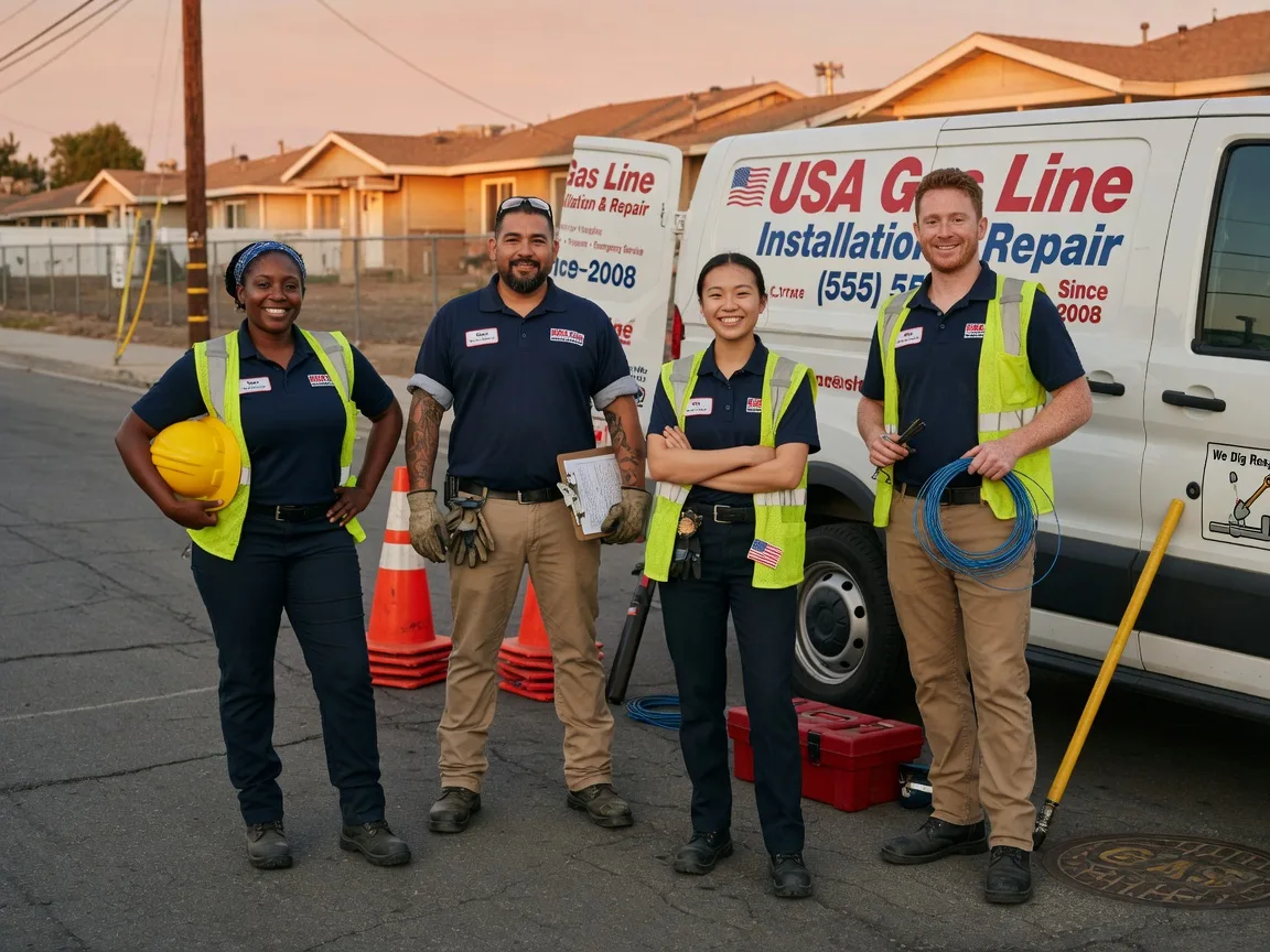 Gas Line Installation company in Wall, TX